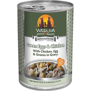 14oz Weruva Green Eggs & Chicken with Chicken, Egg & Greens in Gravy