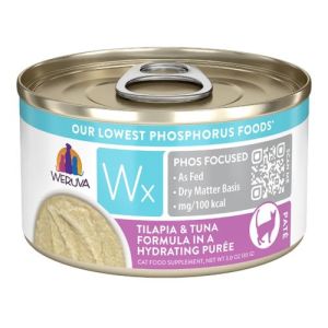 Weruva Wx Tilapia & Tuna Puree Cat Renal Diet 3oz