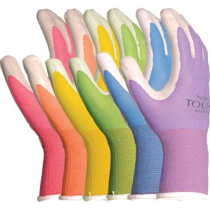 Sm Nitrile Touch Garden Glove