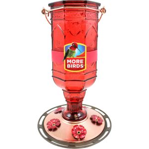 Hummingbird Feeder Jewel Glass