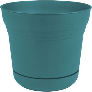 Saturn Planter 5in Teal