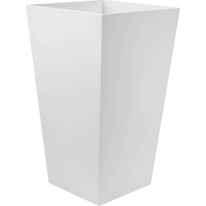 Plntr Finley Sq 20" Wht