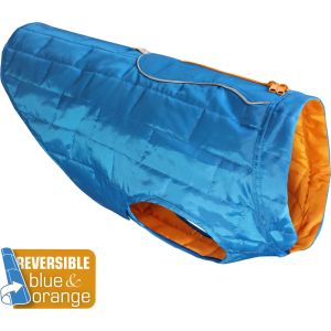 Kurgo Loft Dog Jacket Blue Orange Xl