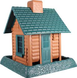 Log Cabin Bird Feeder
