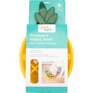 Zippy Paws Slow Feed Bowl Pineapple