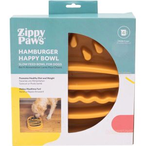 Slow Feed Bowl Orange Burger Medium