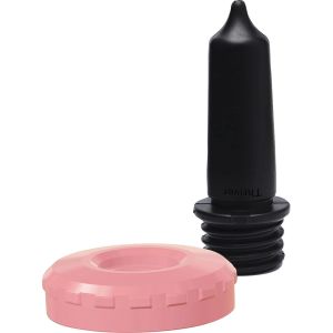 Peach Teat Screw On Replacement Cap