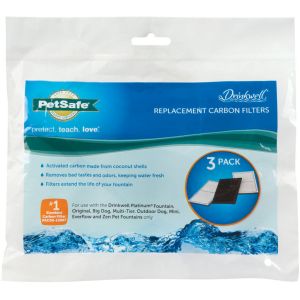 Drinkwell Filter Original 3Pk Charcoal