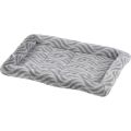 Qt Dlx Wave Pet Bed Gray 24"