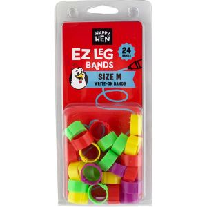 Leg Bands Write-On Medium 24Pk