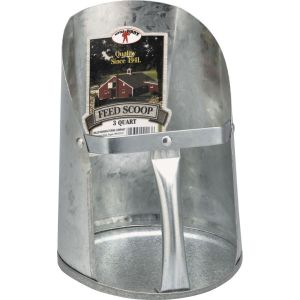 Feed Scoop Galvanized 3Qt