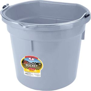 Bucket Fltbk 20qt Gray