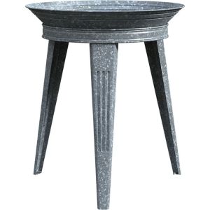 Birdbath Rustic Farmhouse Galvanized