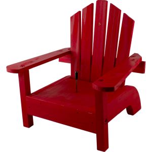 Squirrel Feeder Red Chair