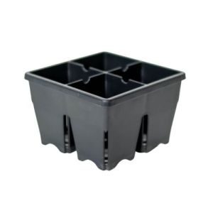Seed Tray 4 Cell 3" Deep 4pk