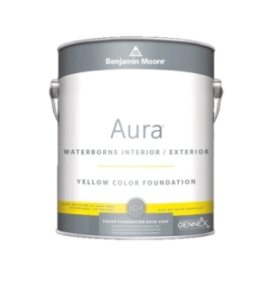 Benjamin Moore Aura Interior Exterior Yellow Base 1G