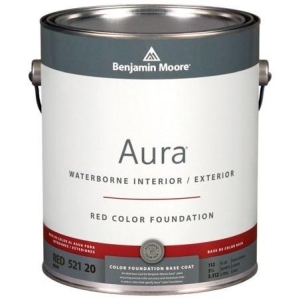 Benjamin Moore Aura Interior Exterior Red Base 1Qt