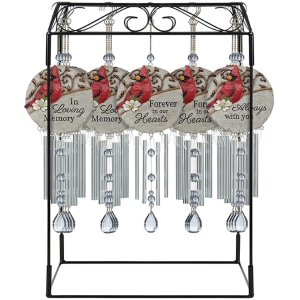 Chime Cardinal Resin 14" Asst