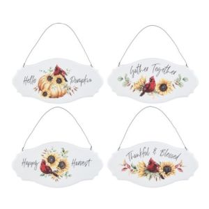 Cardinal Sunflower Metal Sign