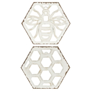 Trivet Bee Honey Comb Metal