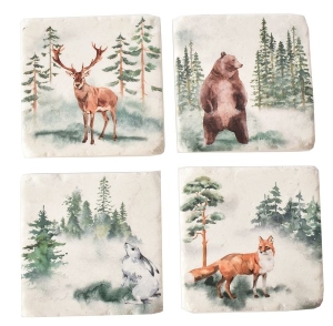 Coaster Woodland Animal Astd