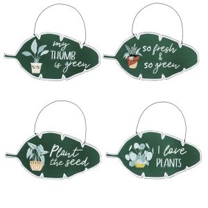 Prnt Leaf Wl Sign Irn