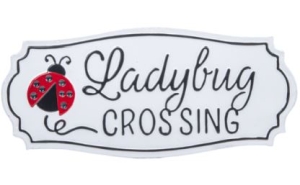Metal Sign Ladybug Xing