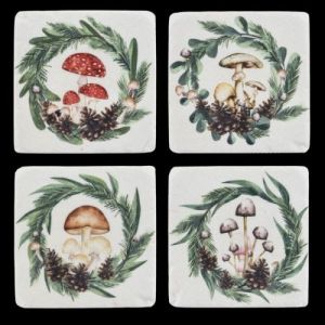 Mushroom Pine Coaster