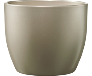 Pot Basel Gray Beige Metallic