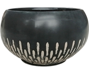 Pot 12" Ceramic Ava Brown