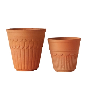 3"round X3h Terra Cotta Pot