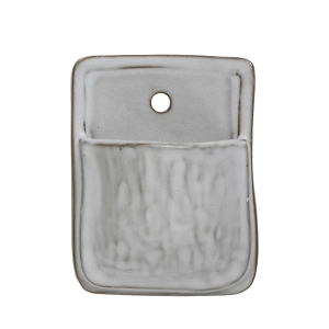 White 6" Wall Planter Pocket