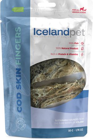 Iceland Pet Cod Skin Crunchy Fingers