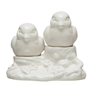 S&P Shaker Wht Birds