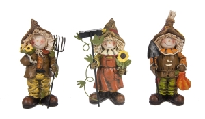 PMPKIN STNDING FIGS q6 POLY
