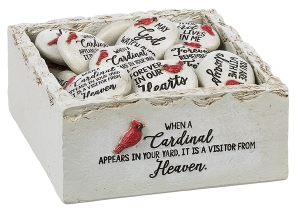 Memorial Box W/cadinal