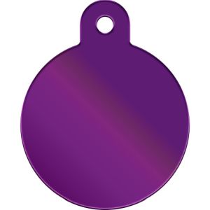 Tag Circle Large Purple