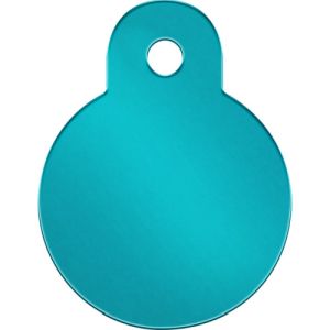 Tag Circle Small Turquoise