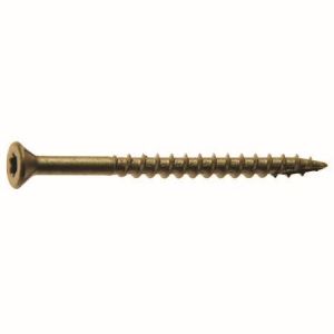 SCREW 1# 3 1/2"x9 STAR DR GOLD