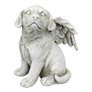 Statue Dog Angel Memorial