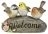 Bird On Rock Welcome Resin