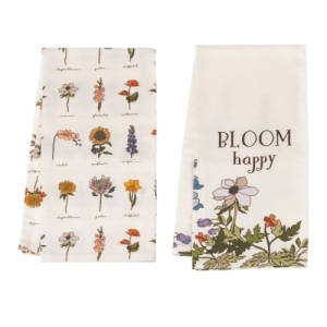 Tea Towel Bloom Happy