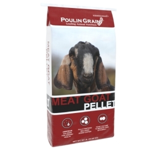 Poulin Grain Goat Grow 18% Pellet w/ Ammonium Chloride & Decoquinate