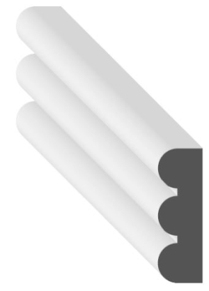 13ft Shelf Edge Fluted