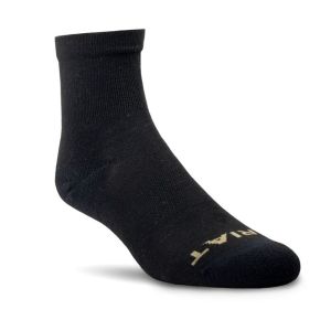 Ariat Sock Western Bootie 3/4 Crew Black SM 2pk