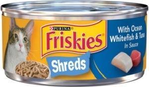 5.5oz Friskies Shreds Oceanfish & Tuna