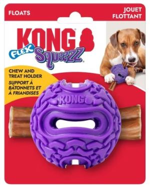 Kong Sqzflx Ball Sm/md