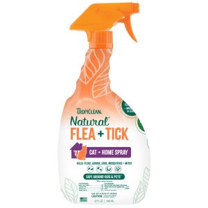 TropiClean Flea & Tick Cat & Home Spray 32oz