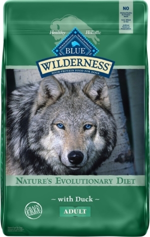 4.5Lb Blue Buffalo Wilderness Grain Free Duck Adult Dog
