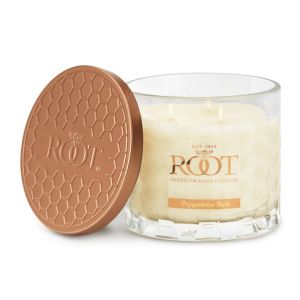 Root Candle Honeycomb 12oz Peppermint Bark